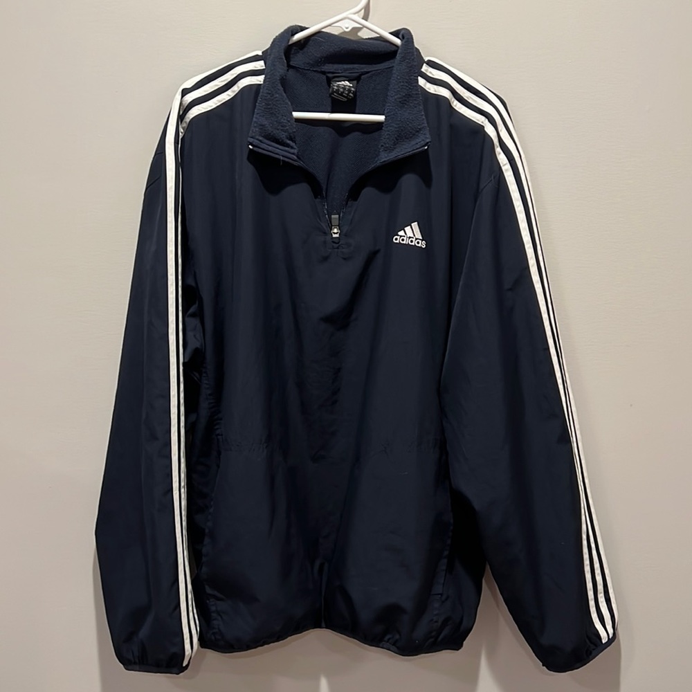 Adidas pull over wind breaker